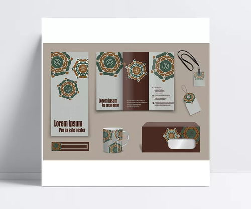 素雅六邊形花朵企業VI模板 賦能Baby Go軟件開發品牌形象的全方位設計